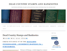 Tablet Screenshot of dcstamps.com